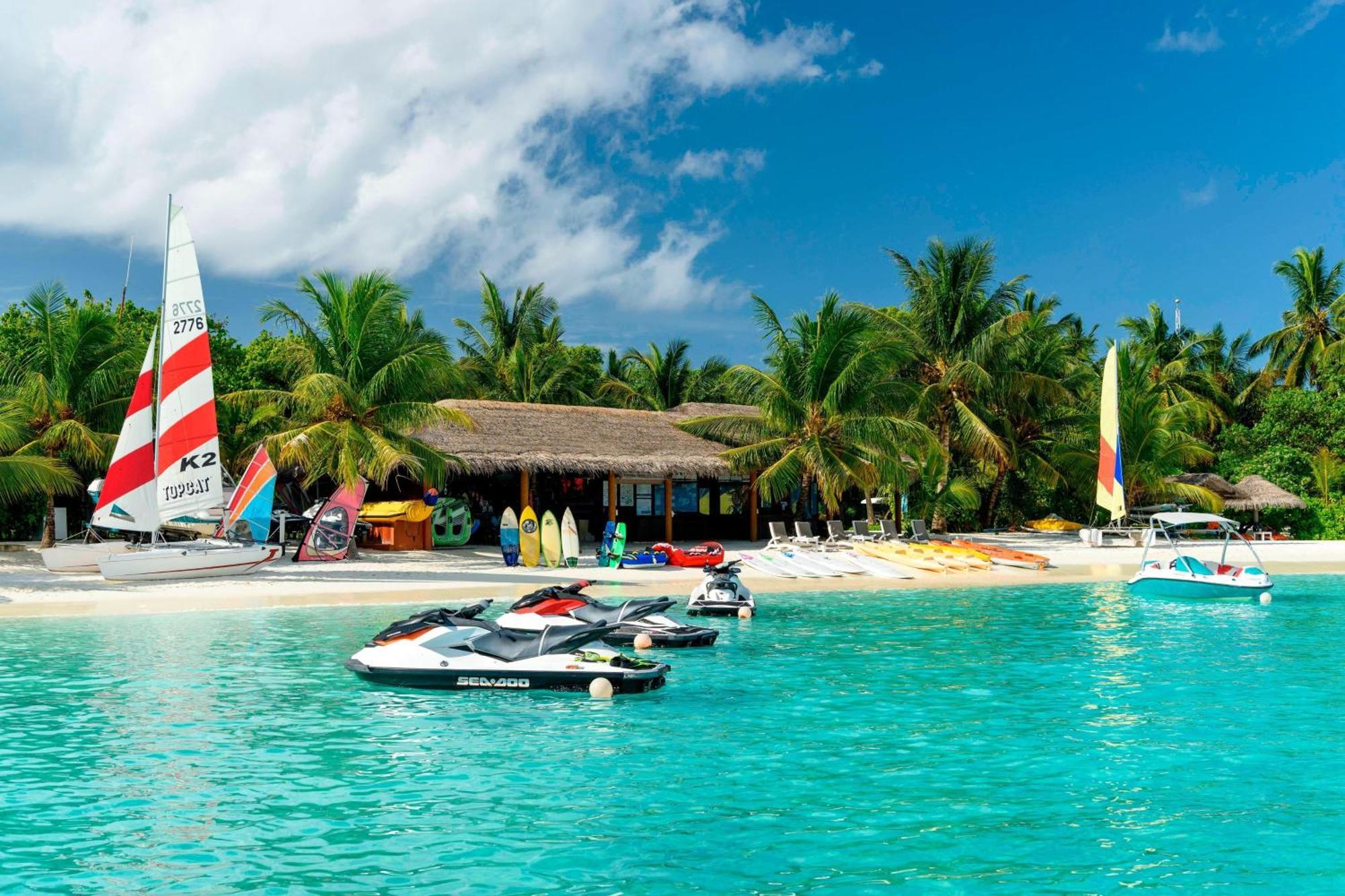 Sheraton Maldives Full Moon Resort & Spa Hulhumale Exterior foto