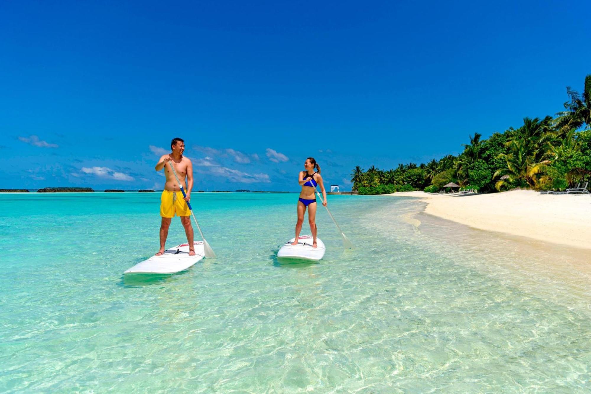 Sheraton Maldives Full Moon Resort & Spa Hulhumale Exterior foto